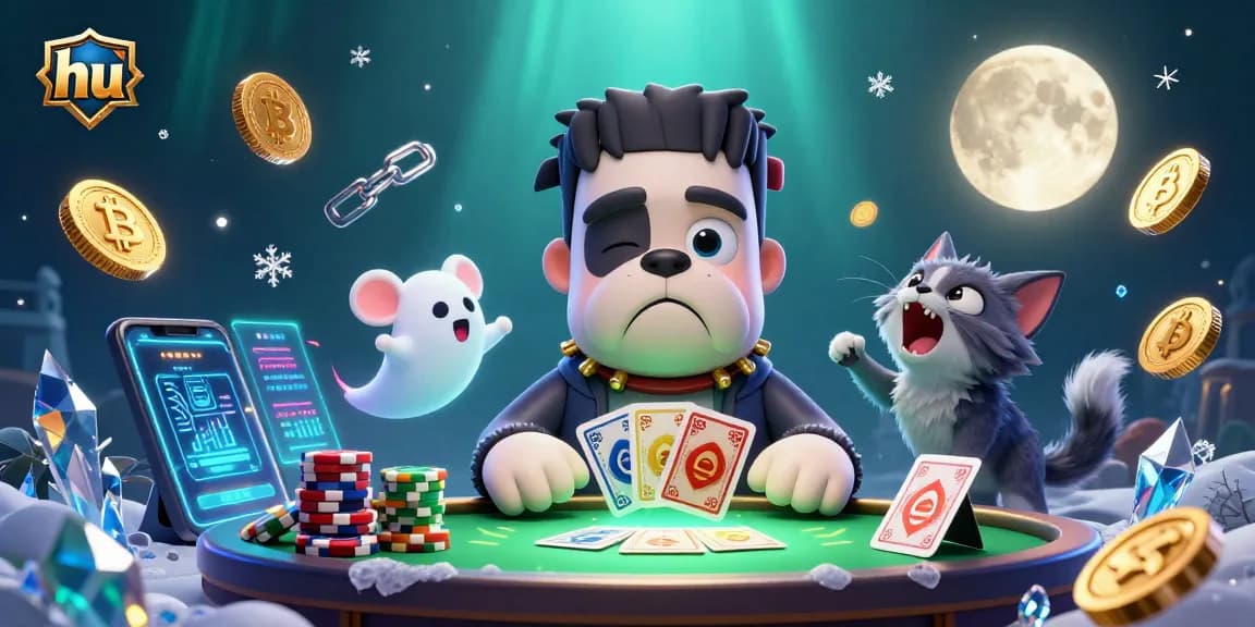 Join the thrilling action at hu with a captivating illustration of casino characters and gaming elements.
