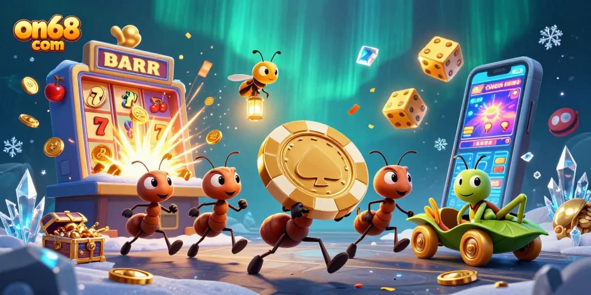 Engage with exciting slot adventures at on68 com featuring lucky symbols and vibrant casino elements.
