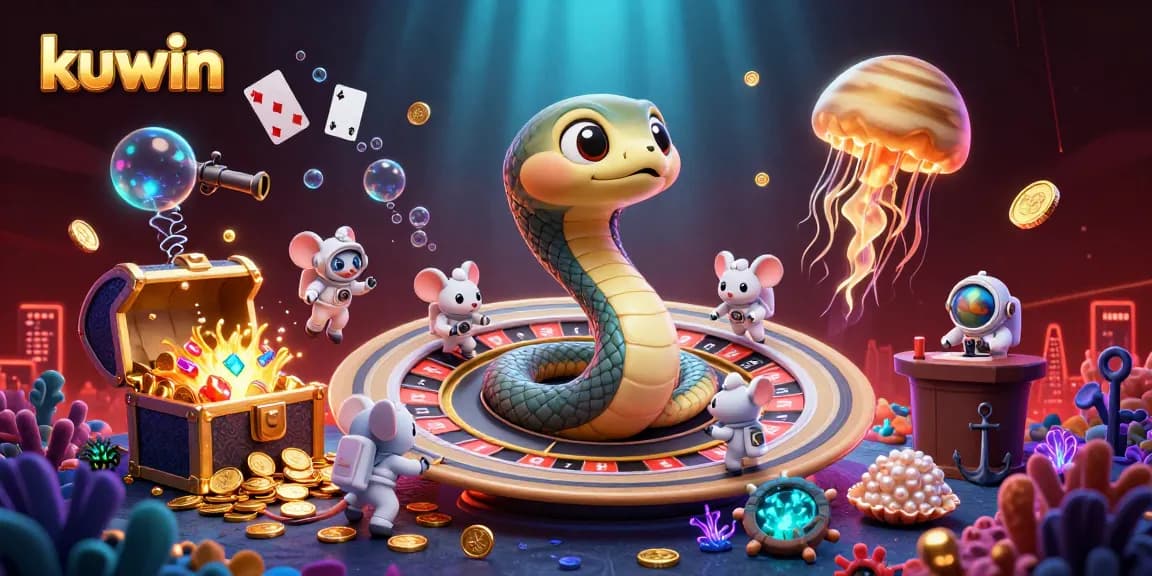 Kuwin immerses players in exciting betting action within a vibrant cosmic casino realm.