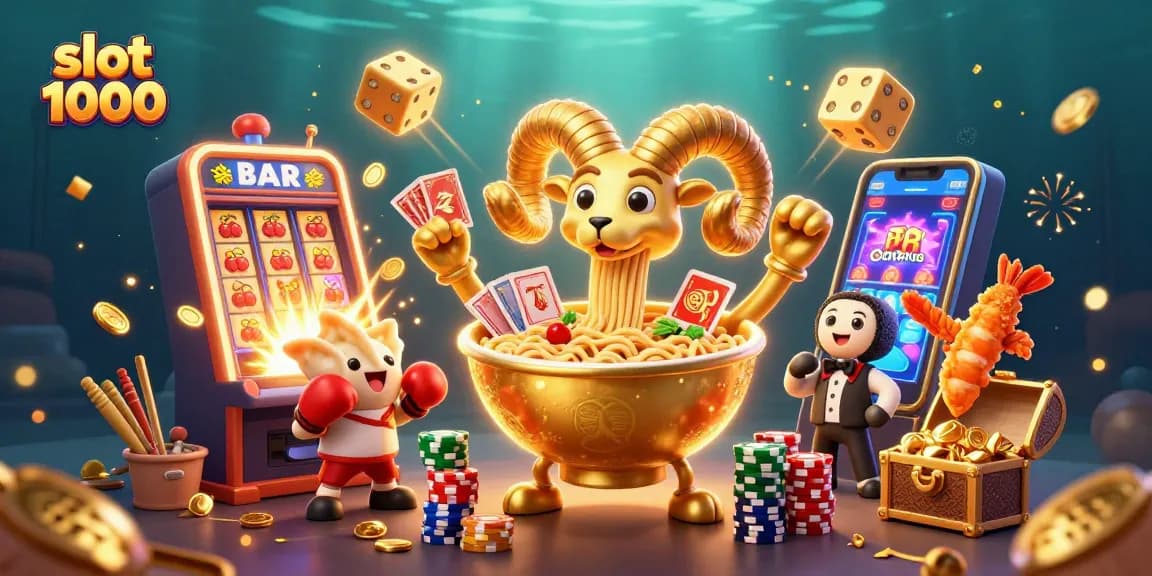 Slot 1000 menghadirkan keseruan dengan karakter lucu dan mesin slot penuh koin!