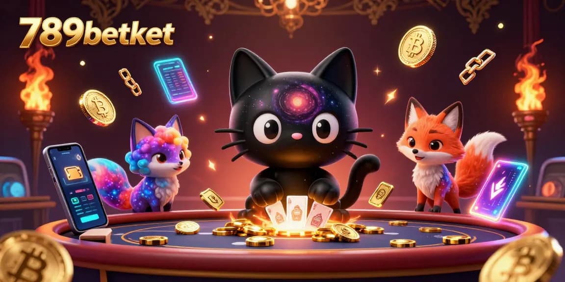 Play thrilling games at 789betket, featuring a cosmic casino scene with vibrant characters and immersive action.