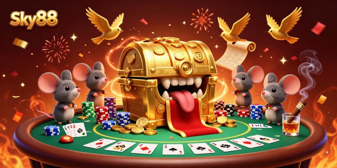Engage with Sky88's vibrant casino scene featuring adventure and riches.