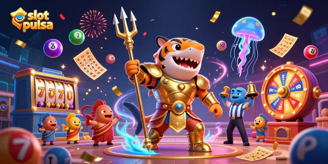 Spin slots with excitement as the vibrant slot pulsa scene captivates players in a dynamic underwater arena.