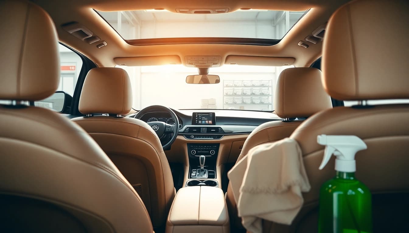 Enhance your vehicle’s cleanliness with top interior car cleaner Canada showcasing a fresh, polished finish.