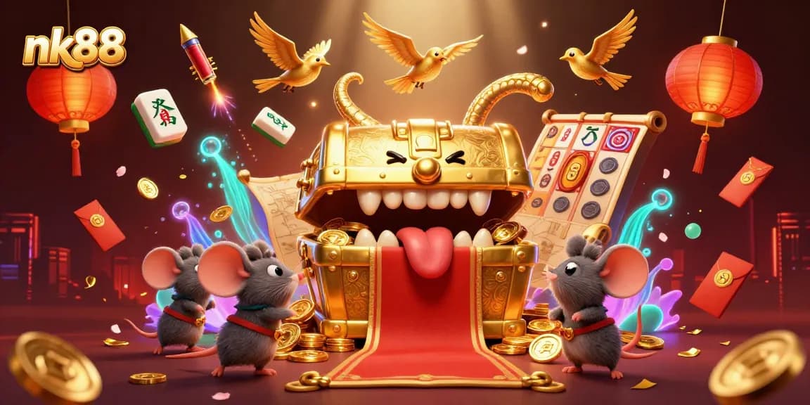 Experience the thrill of gaming at nk88 with vibrant visuals of fortune and adventure.