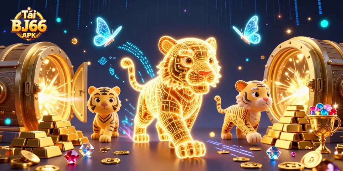 Tải BJ66 APK ngay để trải nghiệm trò chơi casino đầy màu sắc với những nhân vật huyền bí và kho báu lấp lánh.