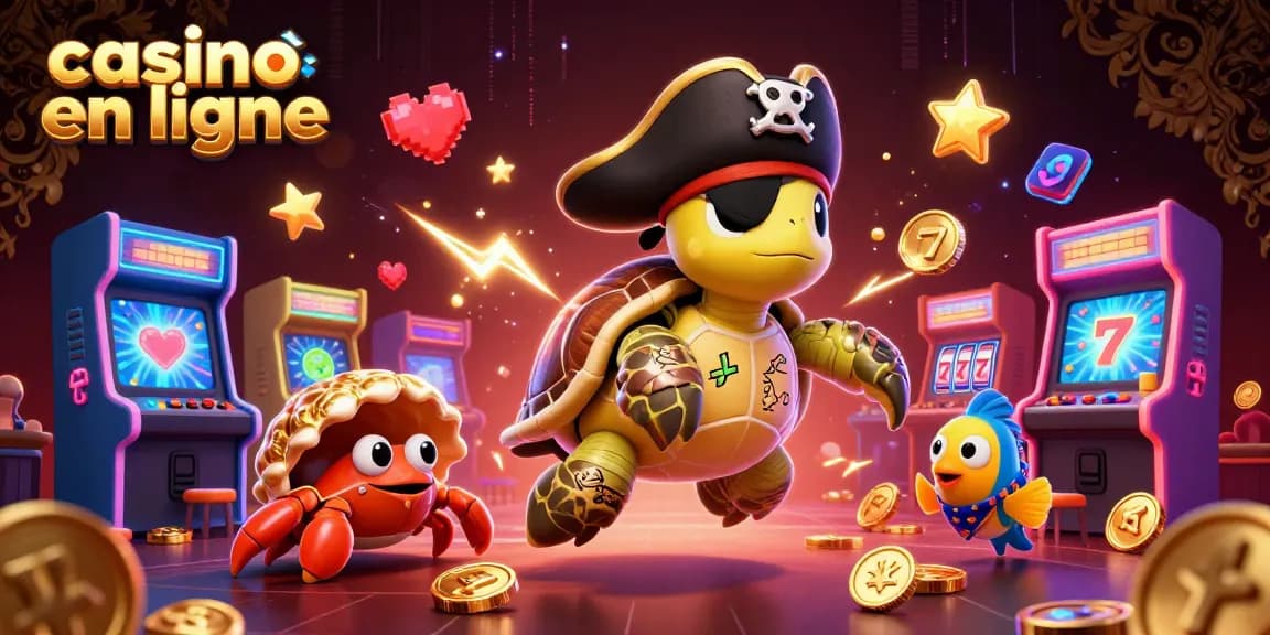 Profitez d'une expérience immersive au casino en ligne avec des personnages de jeu colorés.