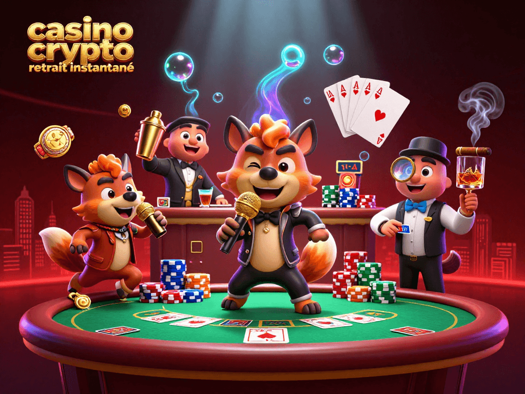 Profitez des retraits rapides au casino crypto avec cet amusant spectacle de comedy club animé par des hyènes.