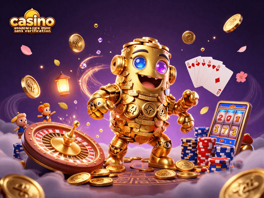Découvrez le monde des casinos en ligne sans vérification avec des scènes d'action captivantes et dynamiques.