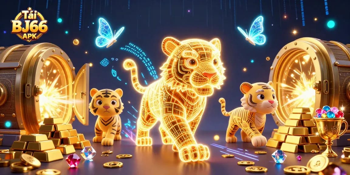 Tải BJ66 APK ngay để trải nghiệm trò chơi casino đầy màu sắc với những nhân vật huyền bí và kho báu lấp lánh.