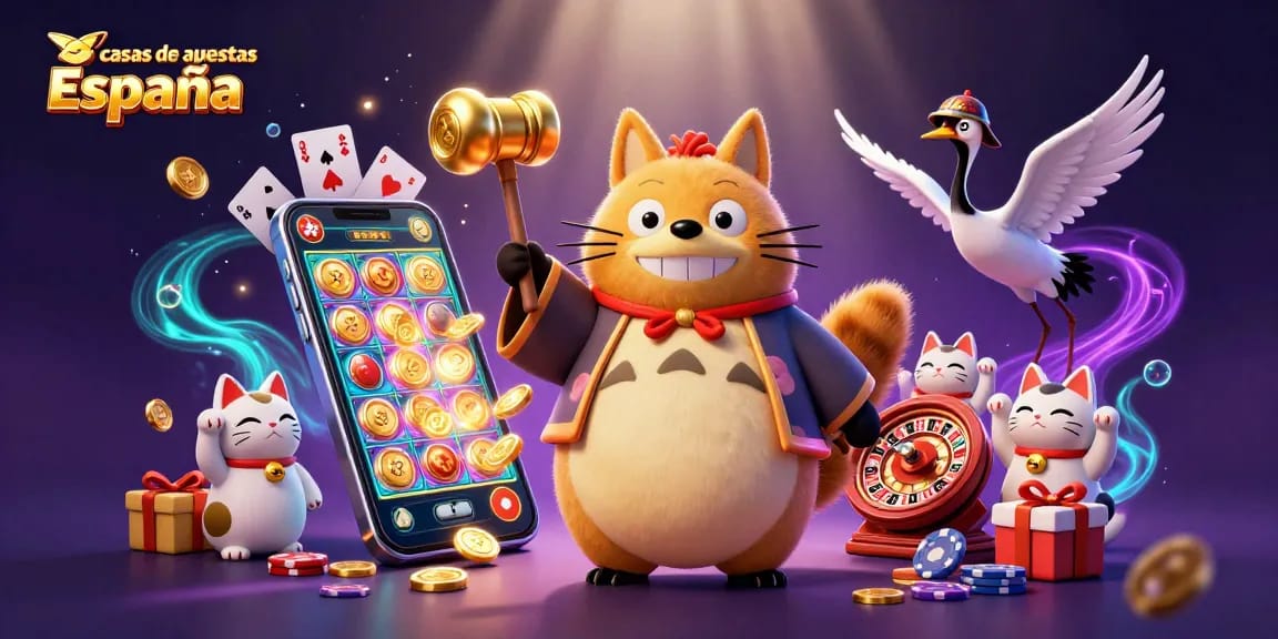 Jugadores felices apostando en casas de apuestas España, disfrutando de juegos de casino.