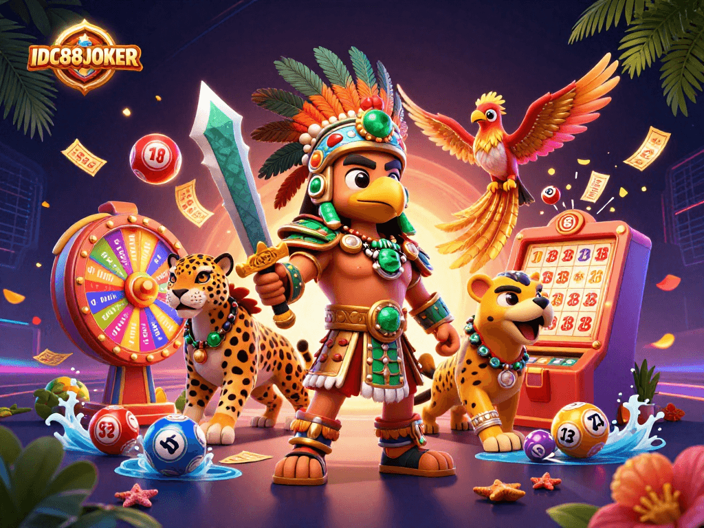 Engage with thrilling games at IDC88JOKER, featuring vibrant animations and dynamic betting actions.