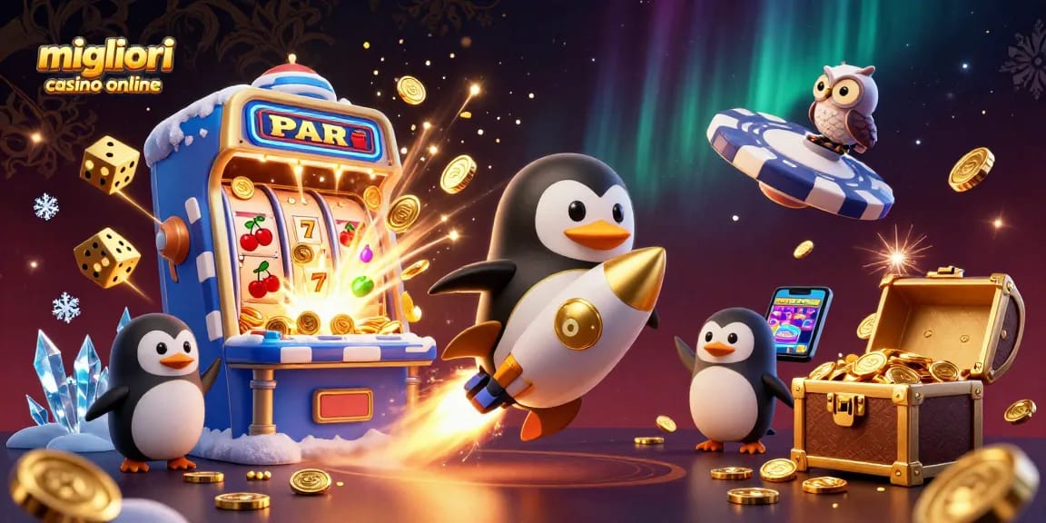 I migliori casino online offrono divertimento e vincite in un'illustrazione accattivante.