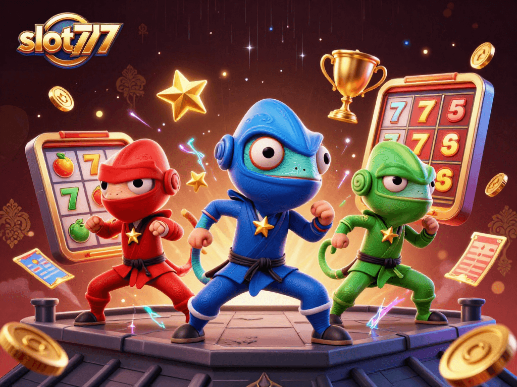 Spin the reels to win big on slot777 while enjoying vibrant 3D illustration of winning elements!