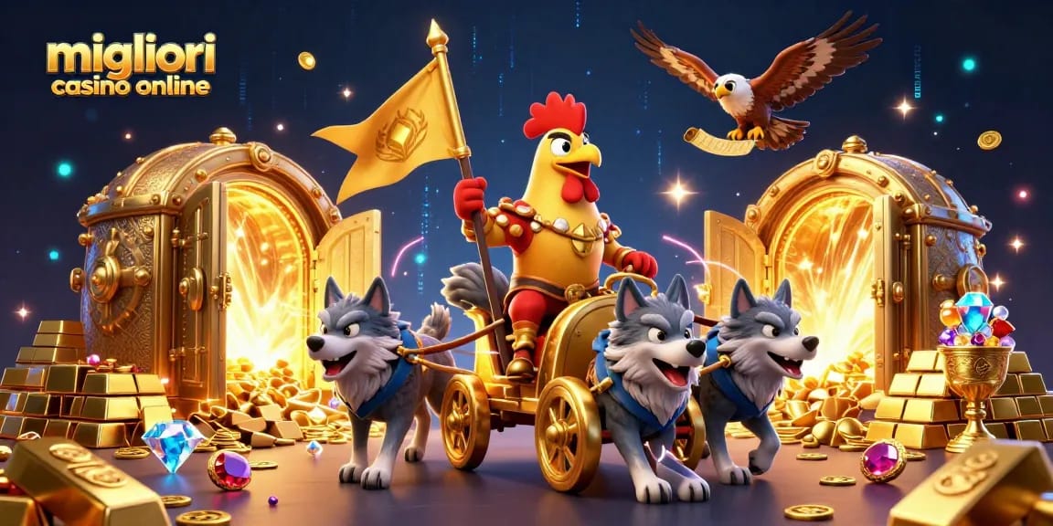 Migliori casino online: gioca con il signore del gallo e scopri la fortuna con tesori e gemme nei casinò.