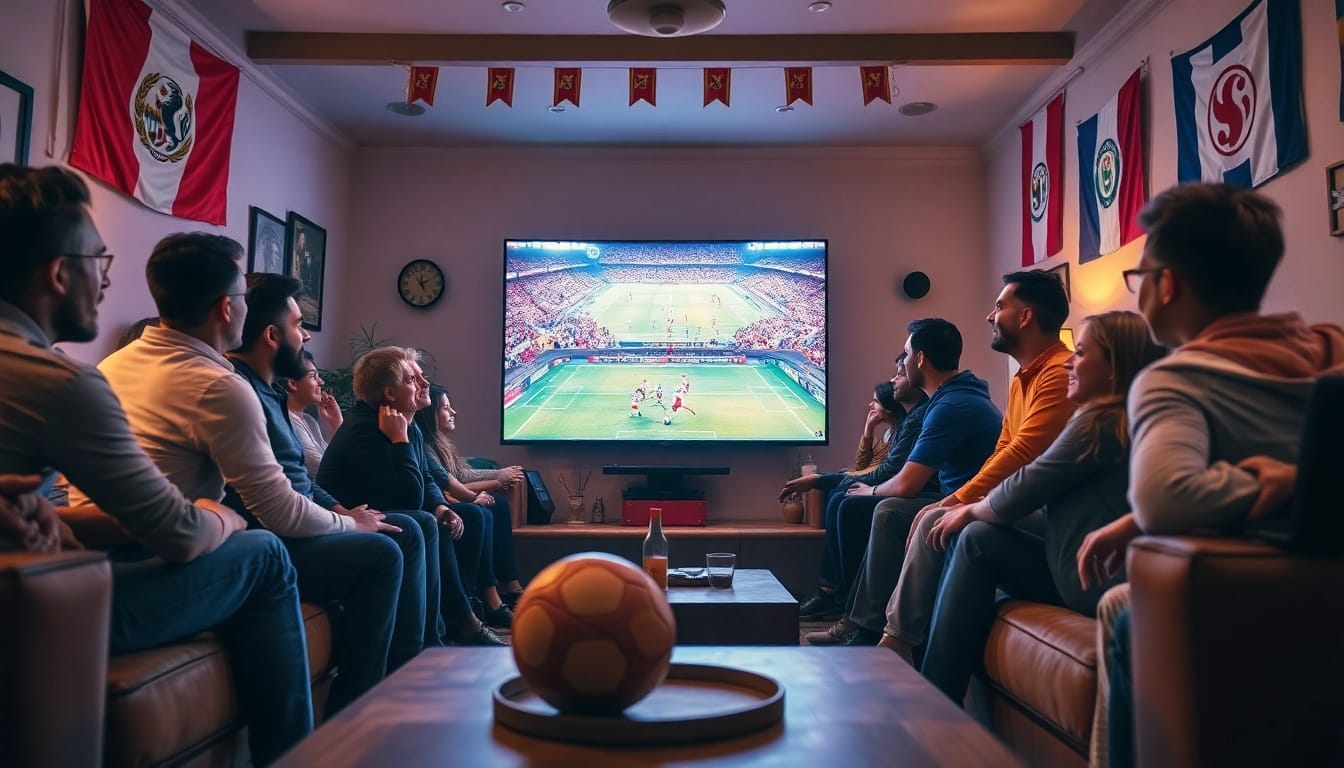 Saksikan pertandingan sepak bola bersama di situs nobar dengan teman-teman di ruang nyaman.