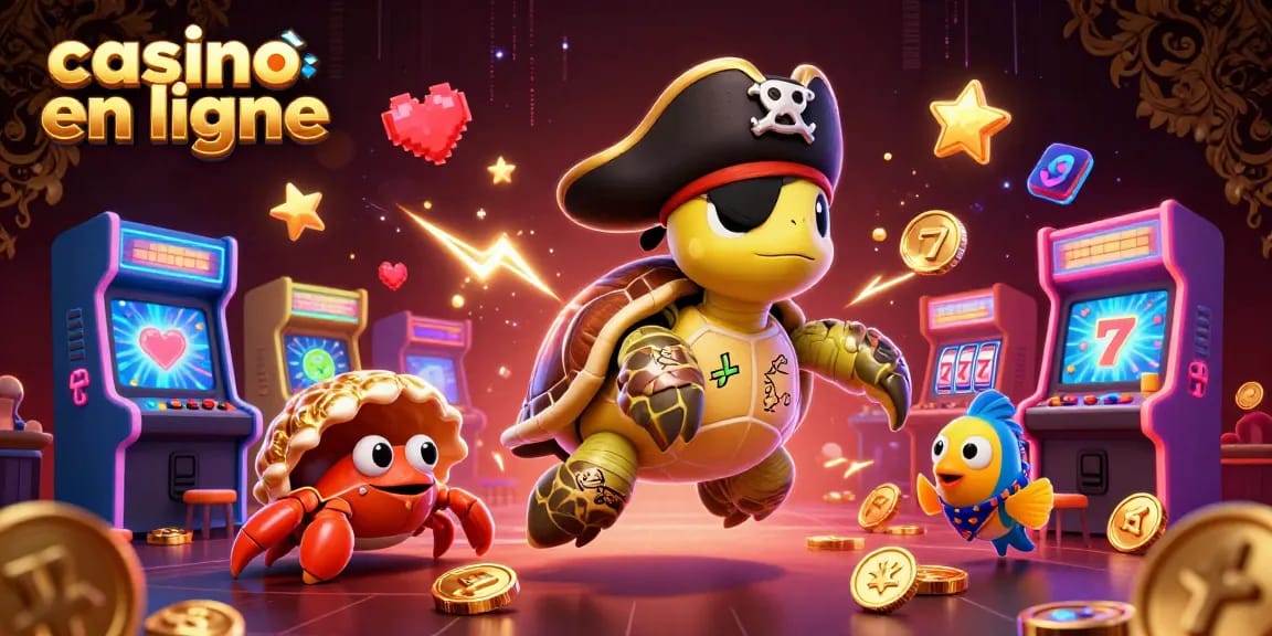 Profitez d'une expérience immersive au casino en ligne avec des personnages de jeu colorés.
