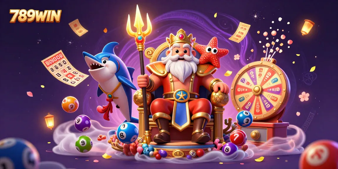 Engage with thrilling games at 789WIN, featuring vibrant lottery elements and 3D characters.