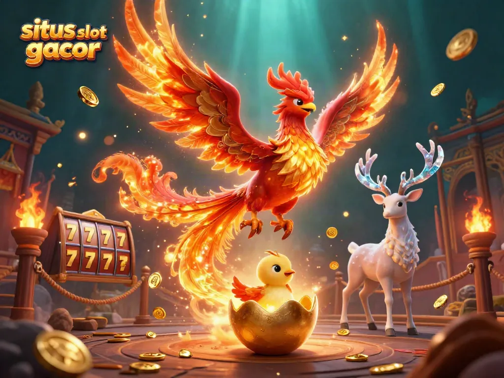 Experience action and excitement as you spin on situs slot gacor with stunning mystical creatures.