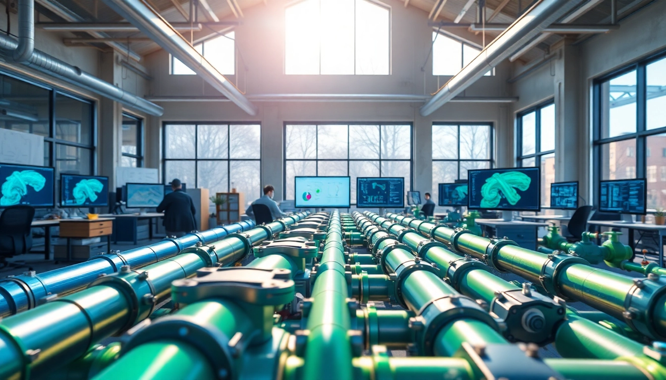 Visual representation of Plant 3D isometrics highlighting intricate piping designs and CAD elements.