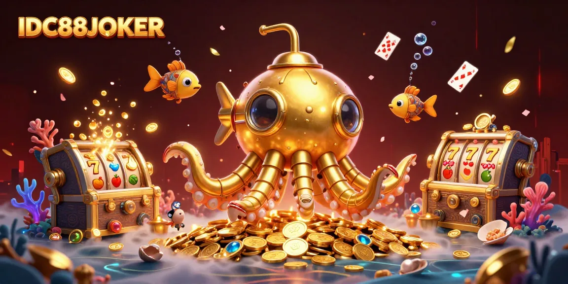 Experience thrilling gaming adventures at IDC88JOKER with vibrant slot action and underwater treasures.