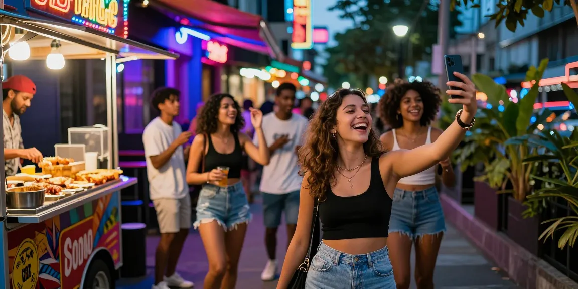 Exciting scene showcasing friends enjoying a lively entertainment venue, highlighting the vibrant 유흥사이트 atmosphere.