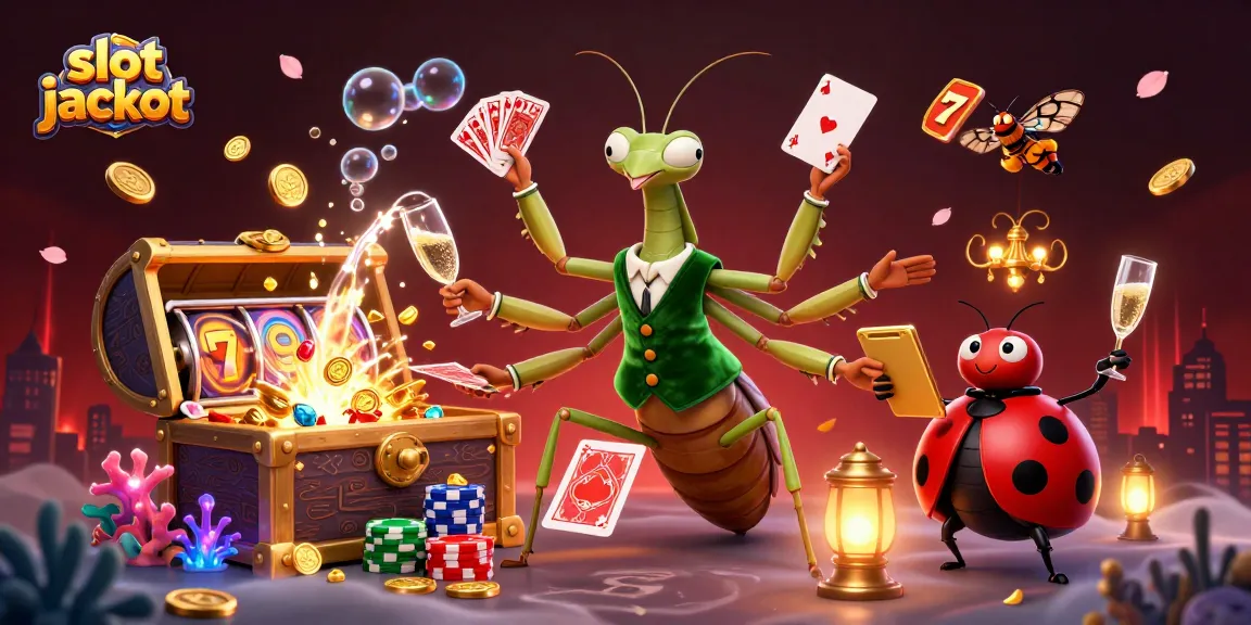Slot jackpot menang besar di GACOR123 bersama karakter kasino menarik.