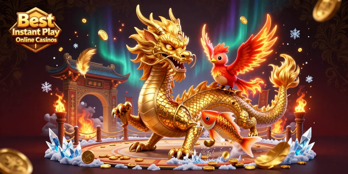 Experience thrilling gaming action at the Best Instant Play Online Casinos with dynamic characters and vibrant scenes.
