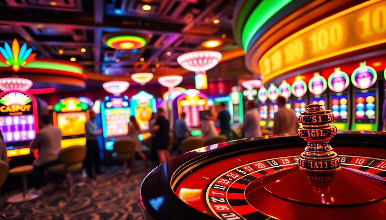 Slot Depo 5000 menghadirkan suasana kasino yang penuh energi dan kegembiraan.