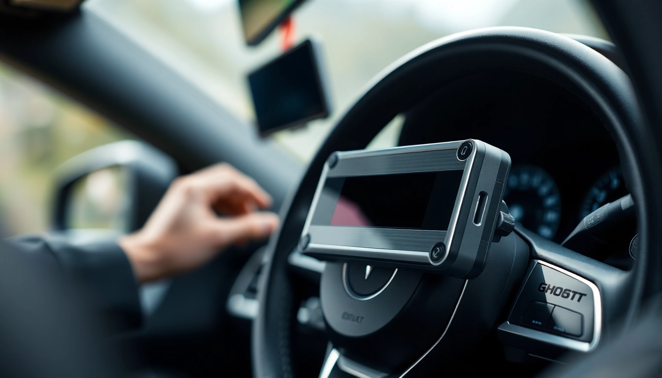 Installing the Ghost 2 immobiliser in a vehicle with advanced security features.