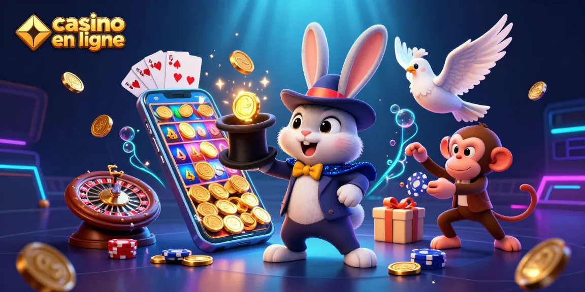 Fondez-vous dans l'univers captivant du casino en ligne avec des personnages dynamiques animés lors d'une magie riche en actions.