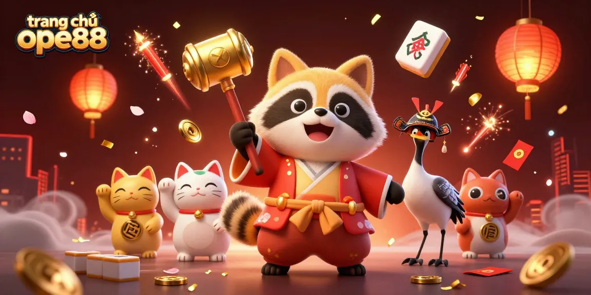Experience excitement on trang chủ ope88 with vibrant 3D casino characters celebrating luck and joy.