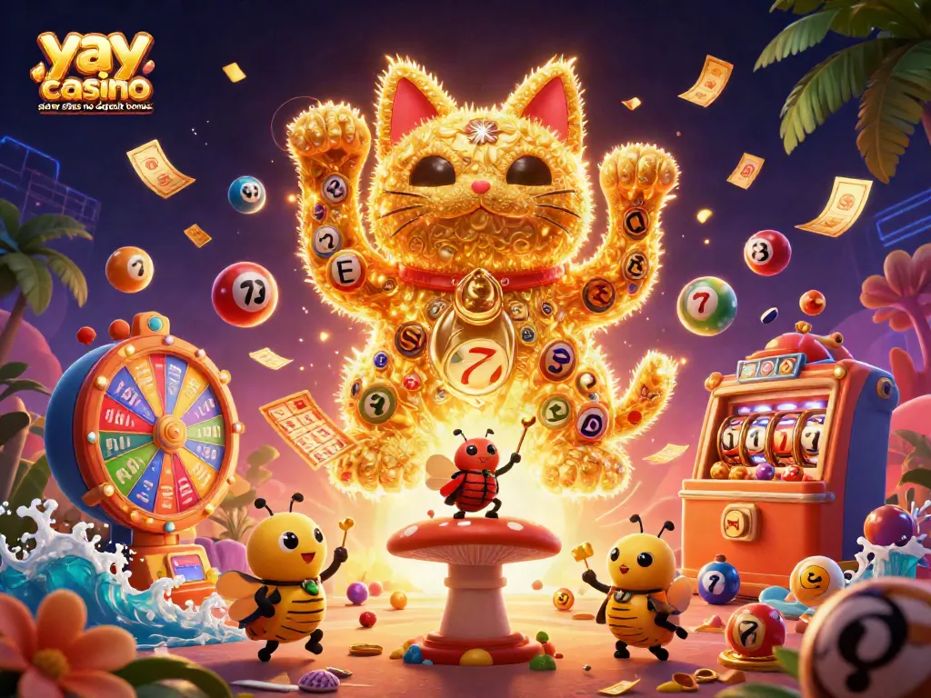 Experience the excitement of yay casino sister sites no deposit bonus with vibrant casino-themed elements.