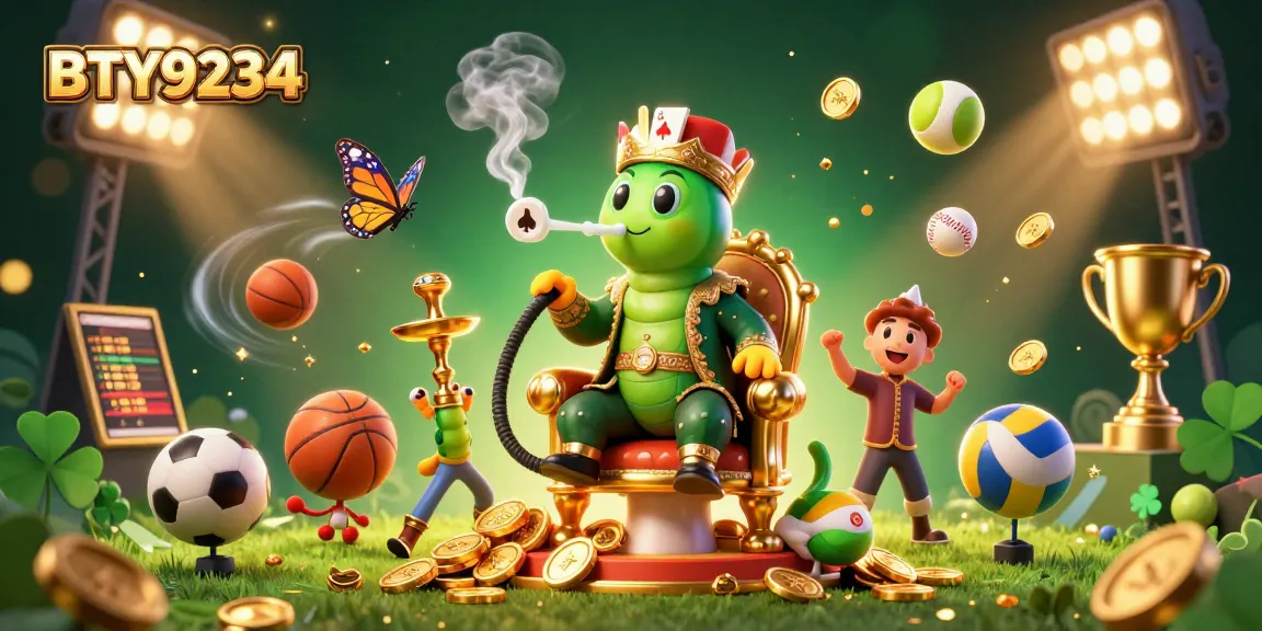 Experience BTY9234 with vibrant 3D illustration capturing dynamic sports betting elements and characters.