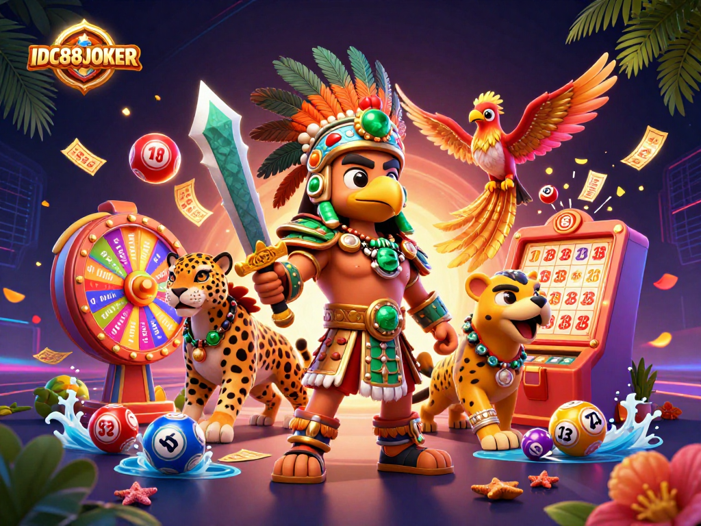 Engage with thrilling games at IDC88JOKER, featuring vibrant animations and dynamic betting actions.