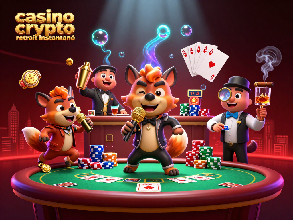 Profitez des retraits rapides au casino crypto avec cet amusant spectacle de comedy club animé par des hyènes.
