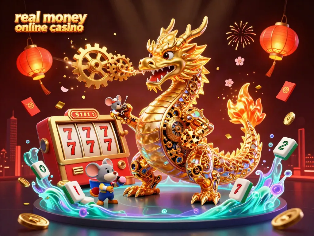 Experience the thrill of real money online casino games with unique characters and dynamic elements.