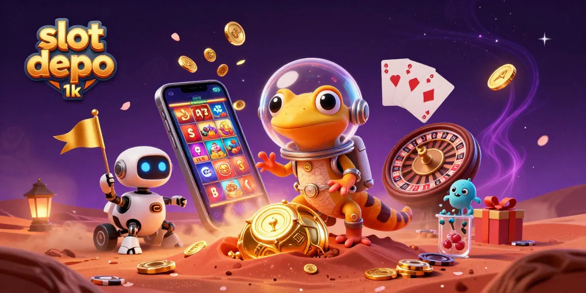 Experience the excitement of slot depo 1k with thrilling 3D casino elements and vibrant characters
