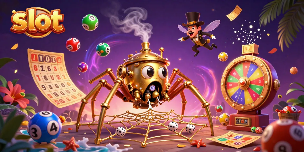 Catching lucky slots with a vibrant scene featuring the golden spider and Victorian fly gentleman.