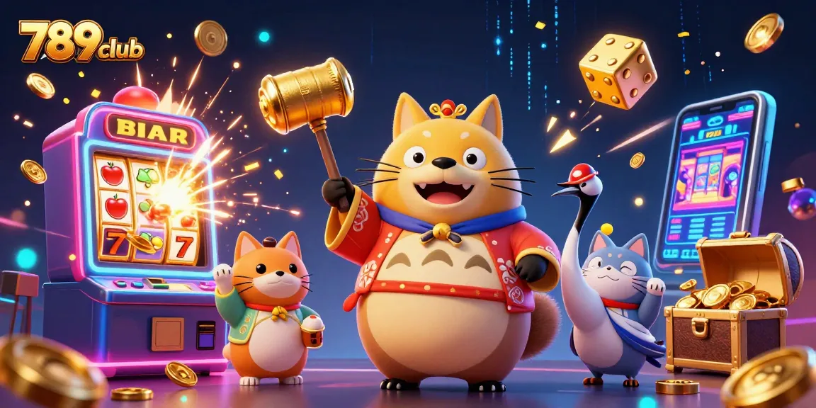 Experience thrilling gameplay at 789club with festive 3D characters and dynamic casino elements.