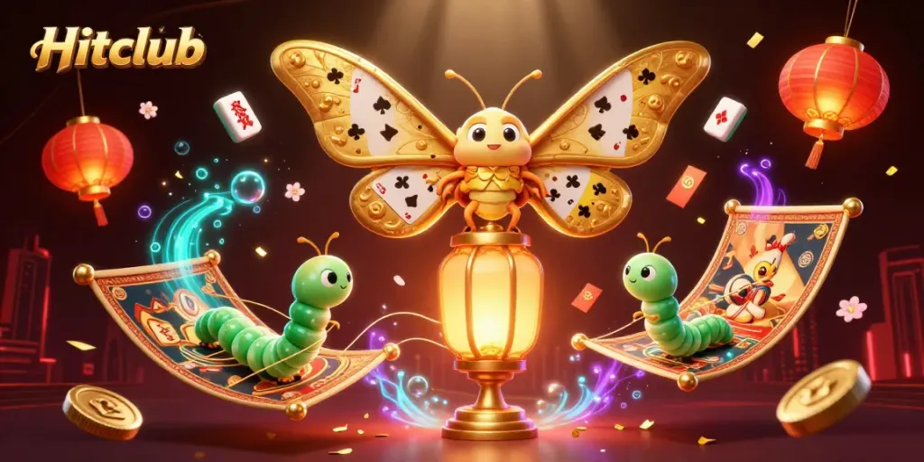 Engage with Hitclub's vibrant casino world filled with 3D elements and games.