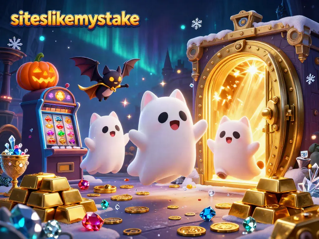 Bettors locating new opportunities with siteslikemystake alternatives, featuring exciting ghostly casino imagery.