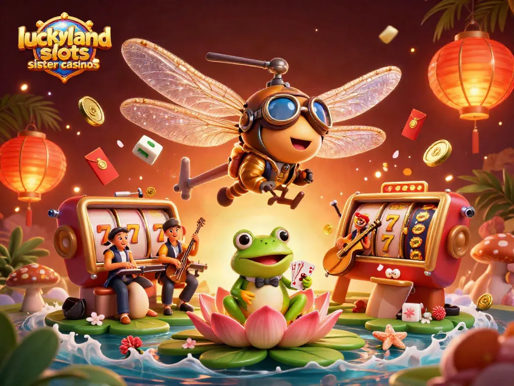 Engage with the excitement of luckyland slots sister casinos through vibrant characters and dynamic gaming elements.