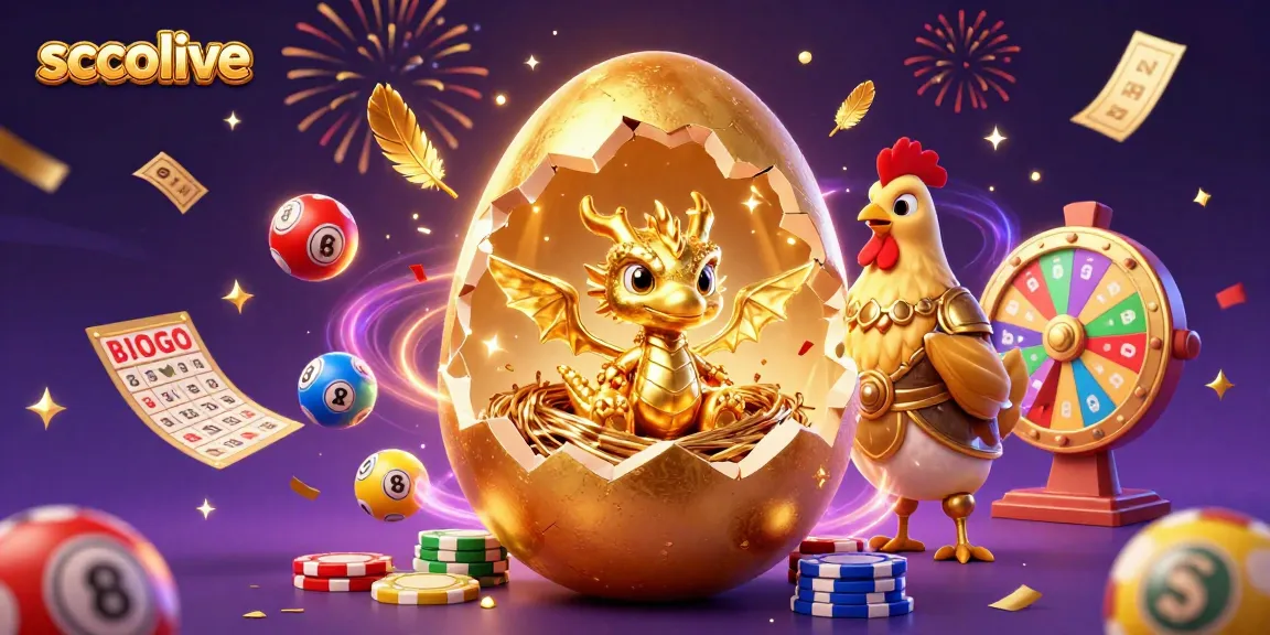 Socolive brings the excitement of online gaming with a colorful gambling illustration, featuring a golden dragon