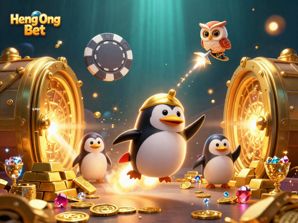 Experience the excitement of Heng Ong Bet with a dazzling 3D casino adventure featuring treasures and games.