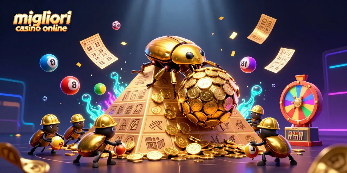 Gioca e vinci nei migliori casino online con una vivace illustrazione 3D!