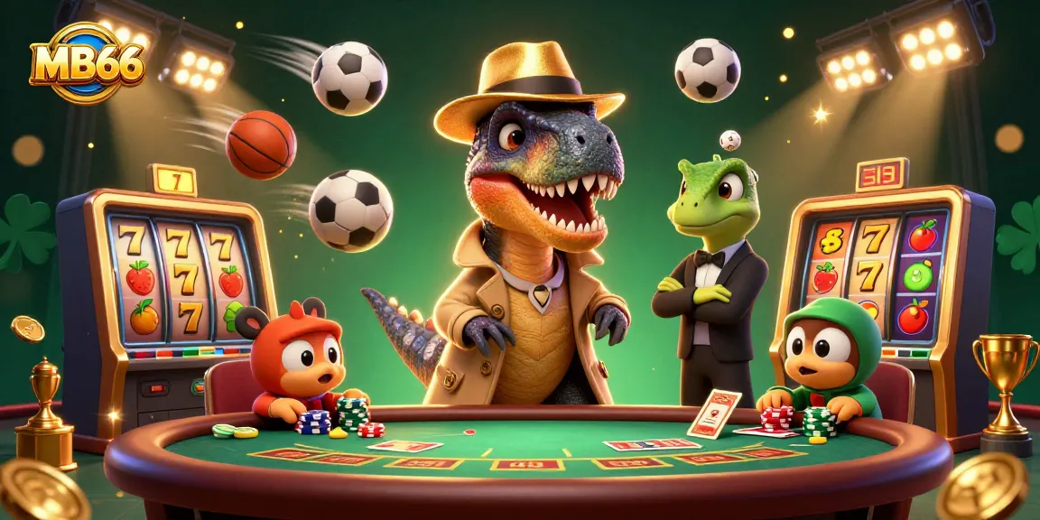 MB66 brings excitement to the casino with playful velociraptors and thrilling gameplay elements.