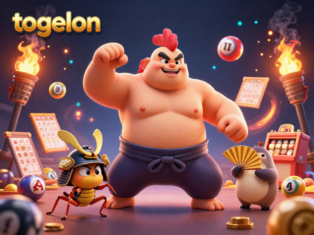 Join the excitement of togelon with dynamic lotteries, vivid characters, and vibrant gaming elements.