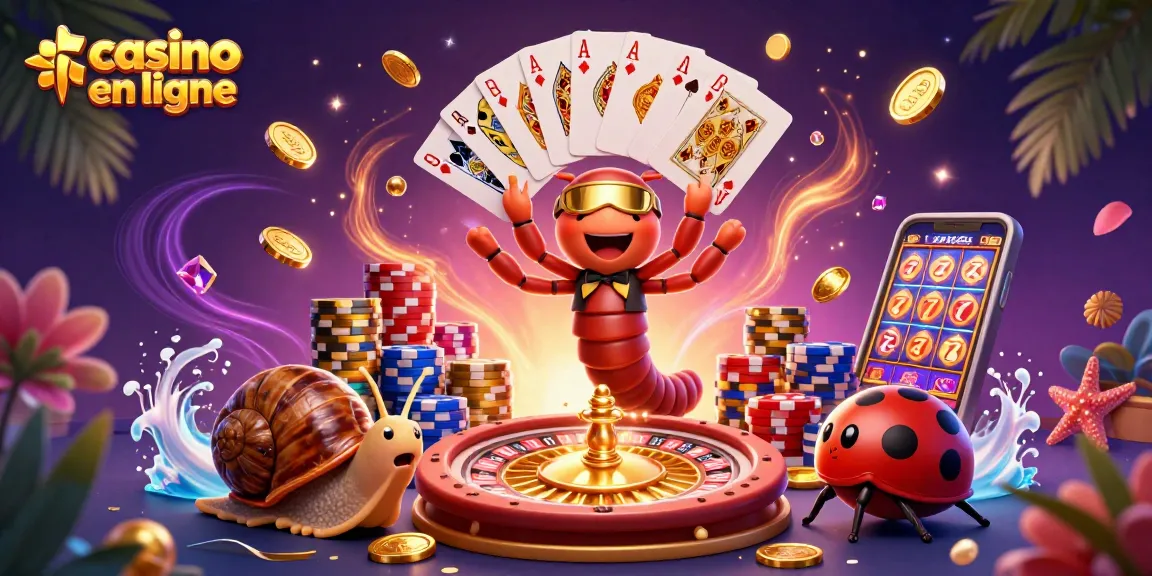 Jouez dans un casino en ligne étonnant avec des personnages amusants et des éléments de jeu captivants.