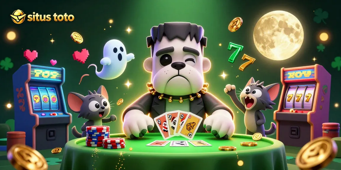 Experience thrilling action with situs toto in this vibrant casino scene filled with engaging characters and dynamic gaming elements.